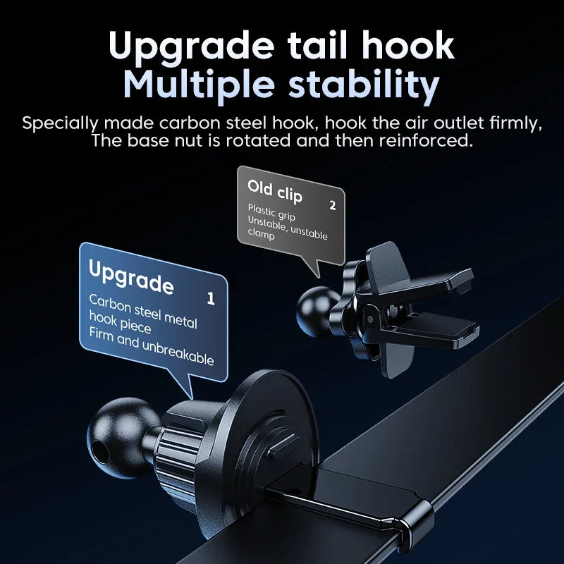 Universal Car Wireless Charger Auto Car Mount Phone Holder Stand 15W Fast Charging For Smartphone Intelligent Sensing
