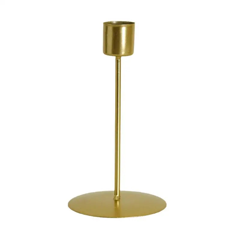 Living Room Decor, European Style Golden Candle Holders, Ideal for Wedding and Party Decors