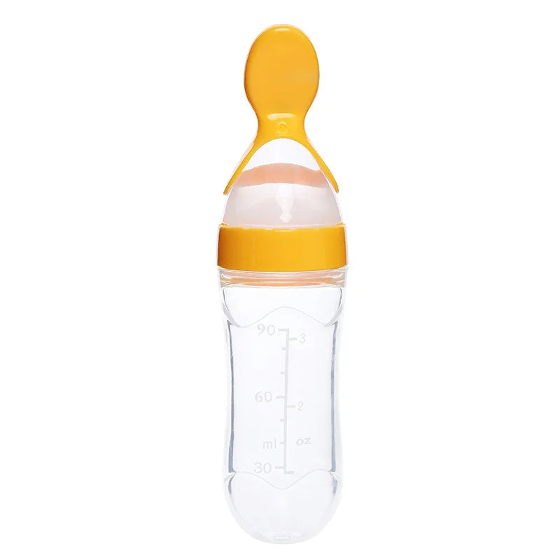 90ML Baby Feeding Bottle Spoon Milk Bottle Baby Training Feeder Food Supplement Food Feed Spoon Baby Gadgets BPA Free