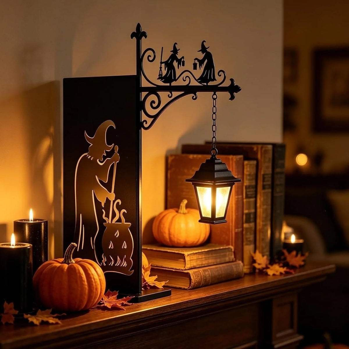 Ghost Book Shelf Lantern Library Lantern-Decorative Bookshelf Lighting Book Shelf Lights for Home Library Reading Bookcase