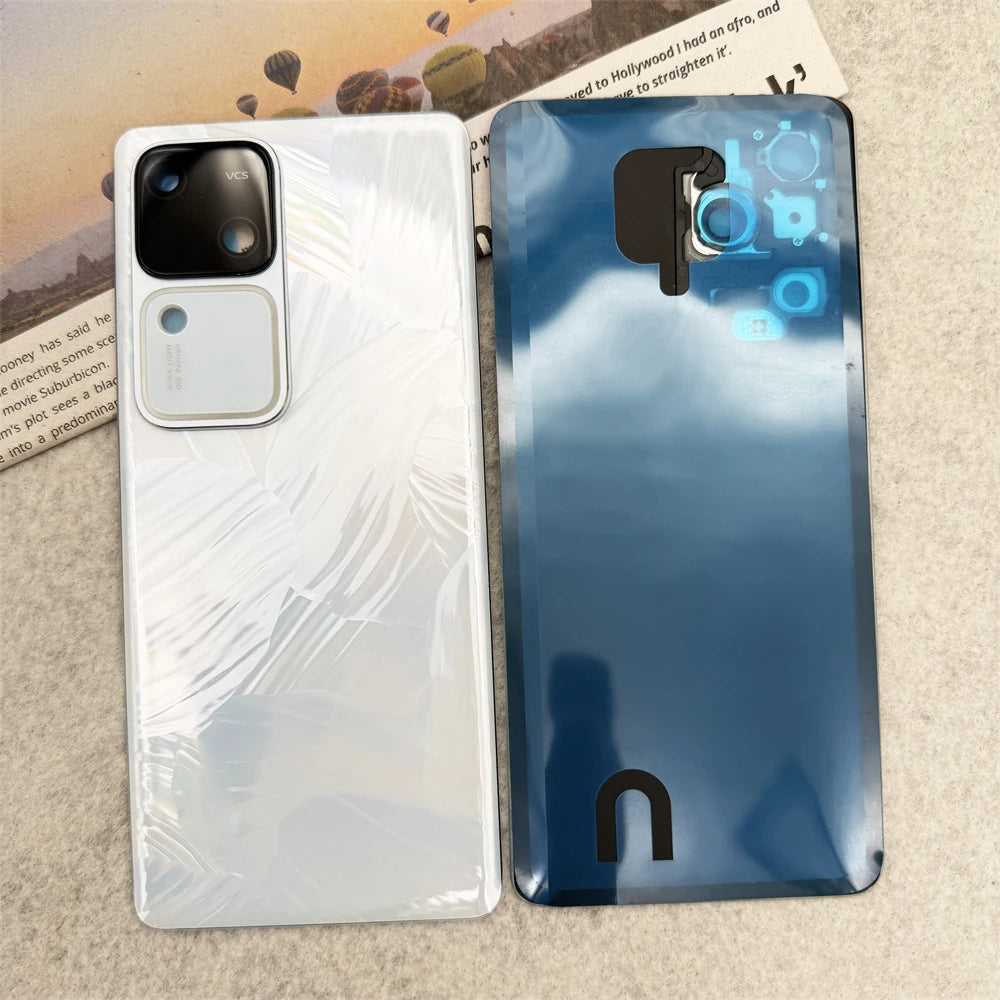 Back Glass Cover For Vivo V30/V30Pro S18/S18Pro Battery Cover Rear Panel Door Housing Case Replacement Parts With Camera Lens