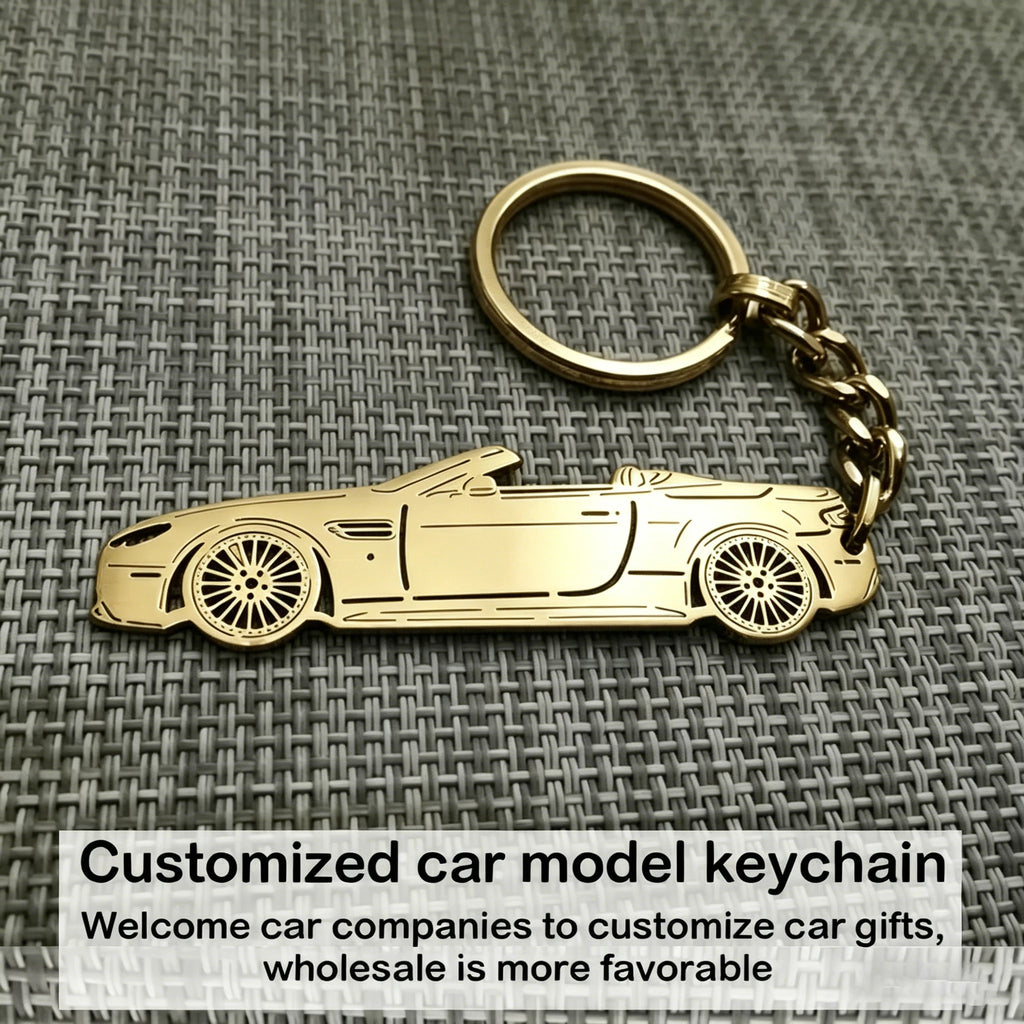 Wholesale customized car model keychains motorcycle model key pendants any car style you want custom logo gifts anniversary