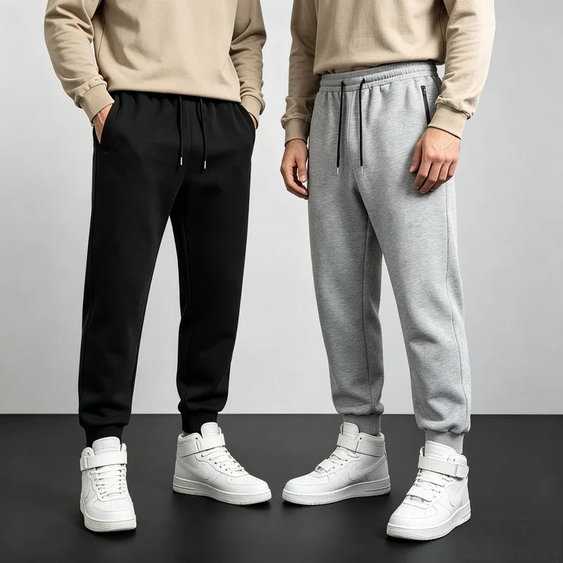 Men's Casual Fashion Sports Pants New Style For Autumn And Winter Elastic And Breathable Leggings Popular For Jogging And Fitnes