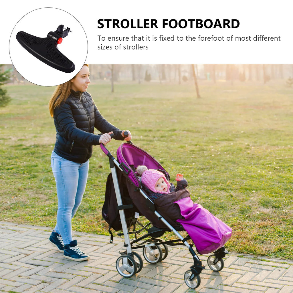 Baby Stroller Footrest Adjustable Foot Pedal Footboard Stroller Accessories Children Safety Seat Footrest Comfortable Sitting