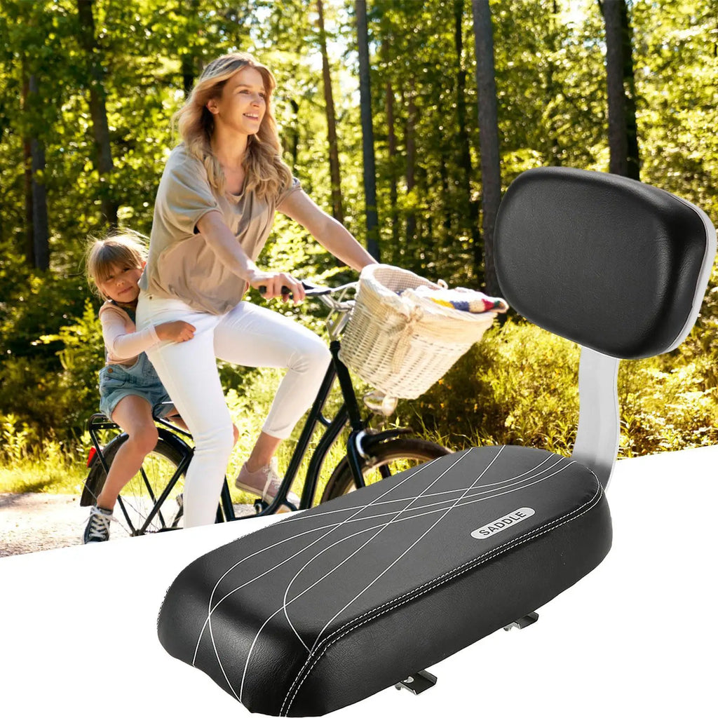 Cycle Accessories Parts Bicicleta Bicycle Rear Seat Saddle Child With Back Rest Handle Armrest Footrest Pedal