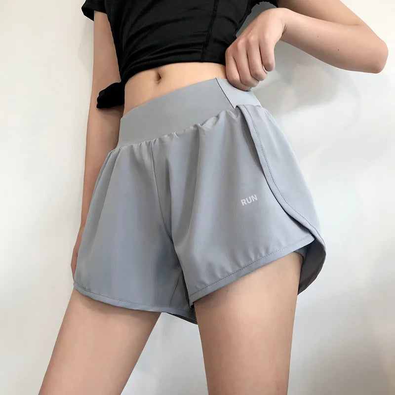 Summer Yoga Shorts for Women Fitness Shorts Biker Workout Running Sports Shorts Quick Drying Sportwear With Pocket Breathable