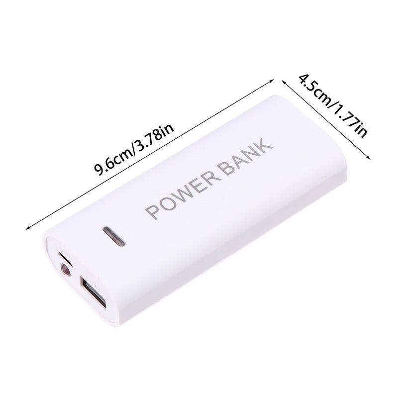 New Portable Power Bank Case DIY 2Cell 18650 Battery Box For Smart Phone Charge 5V 1A For 18650 Battery With Indicator Light