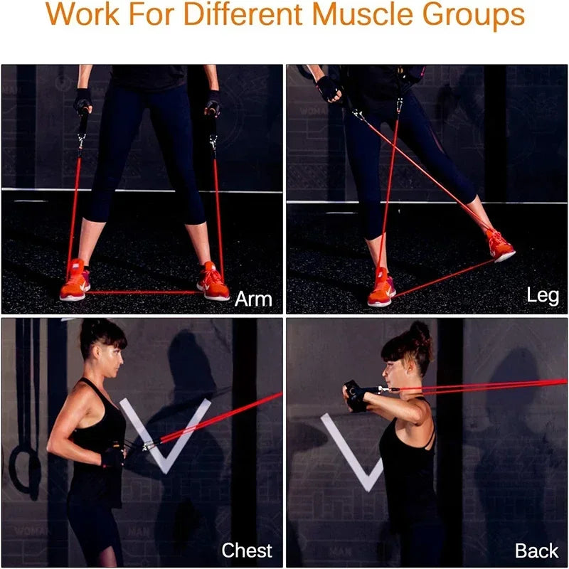 Sport Rubber Band for Fitness Equipment Resistance Bands Elastic Band for Pulling Up Gym Exercise Training Portable Body Sports