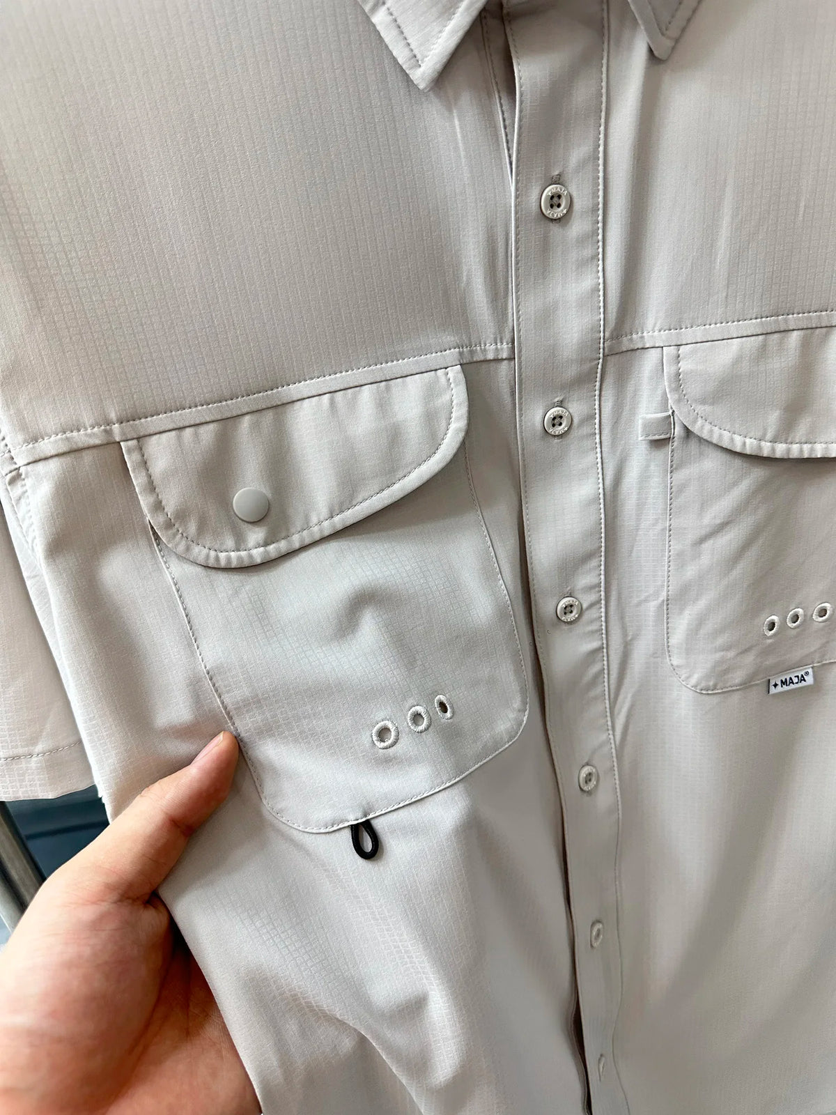 High Performance Men's Short Sleeve Shirt Breathable Tear Resistant Ultra Stretch Outdoor Fashionable Urban Style Quick Dry