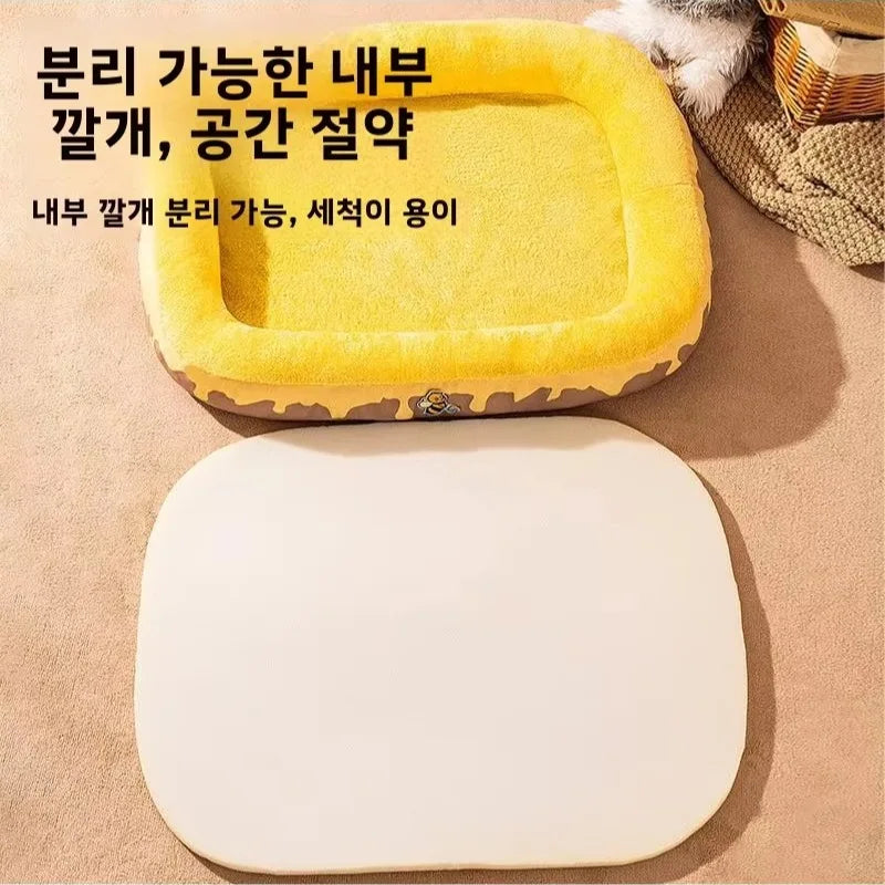 Detachable Dog Bed Pet Sofa for Small Dogs Autumn Winter Pet Supplies Dog Nest Cleaning Easy Pet Home Essentials