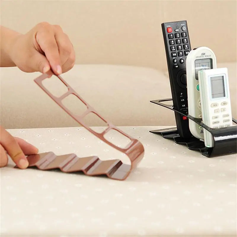Home Storage Rack For Air Conditioners And TV Remote Controls Organizing And Tidying Up Plastic Desktop Shelves