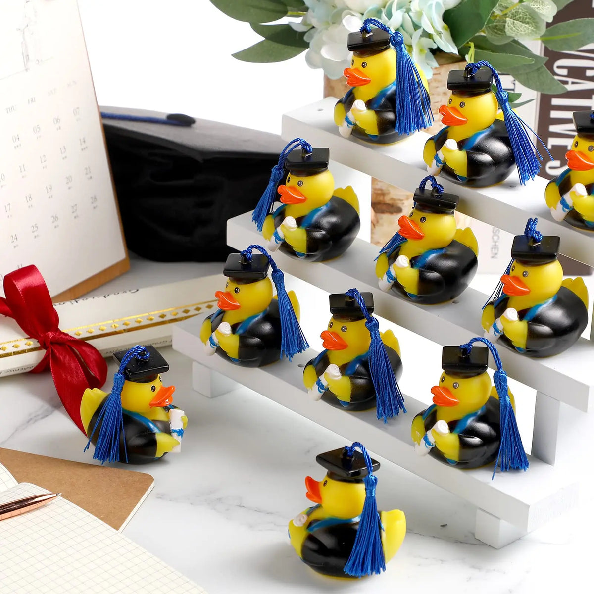 Graduation Diploma Rubber Ducks Grad Rubber Duck Gifts Graduation Duck Bulk for Student Pool Theme Party Favors