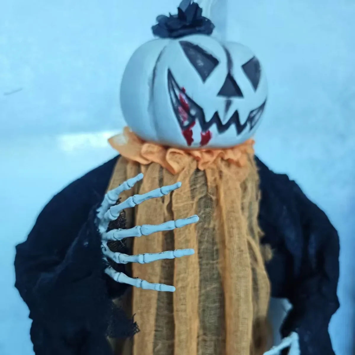 Halloween Hanging Decorations, Pumpkin Head, Ghost Claw&Skeleton Pendants, Spooky Skull Ornaments for Haunted House Party Decor