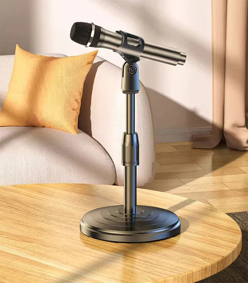 Table Microphone Stand Bracket Adjustable Desk Microfno Support Micro Mount Desktop Mic Holder Accessories for Live Broadcast