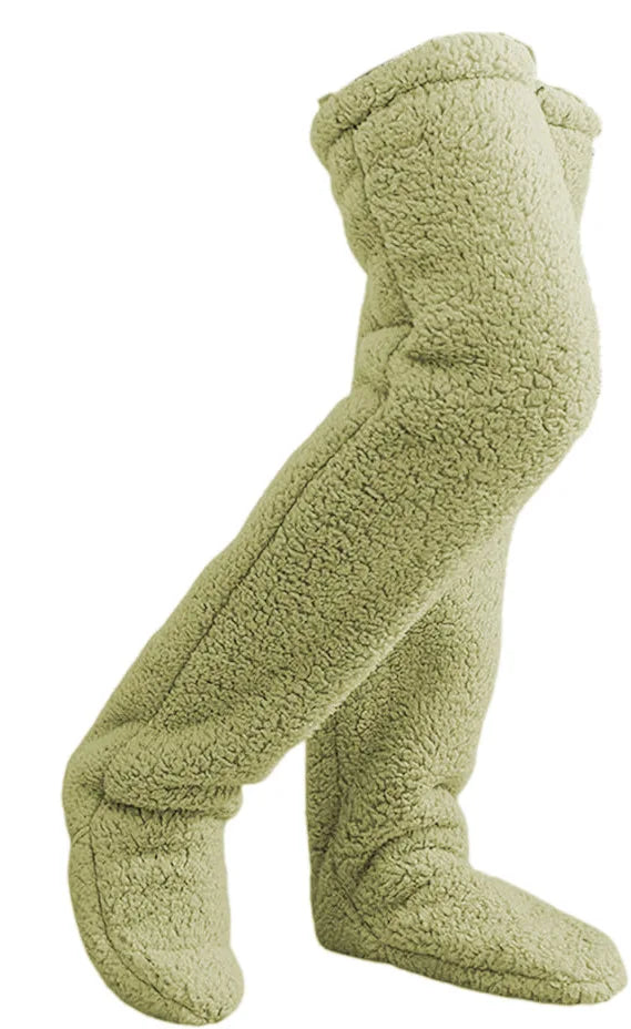 Women Teddy Bear Floor Socks Stockings Knee Protection High Socks Girls