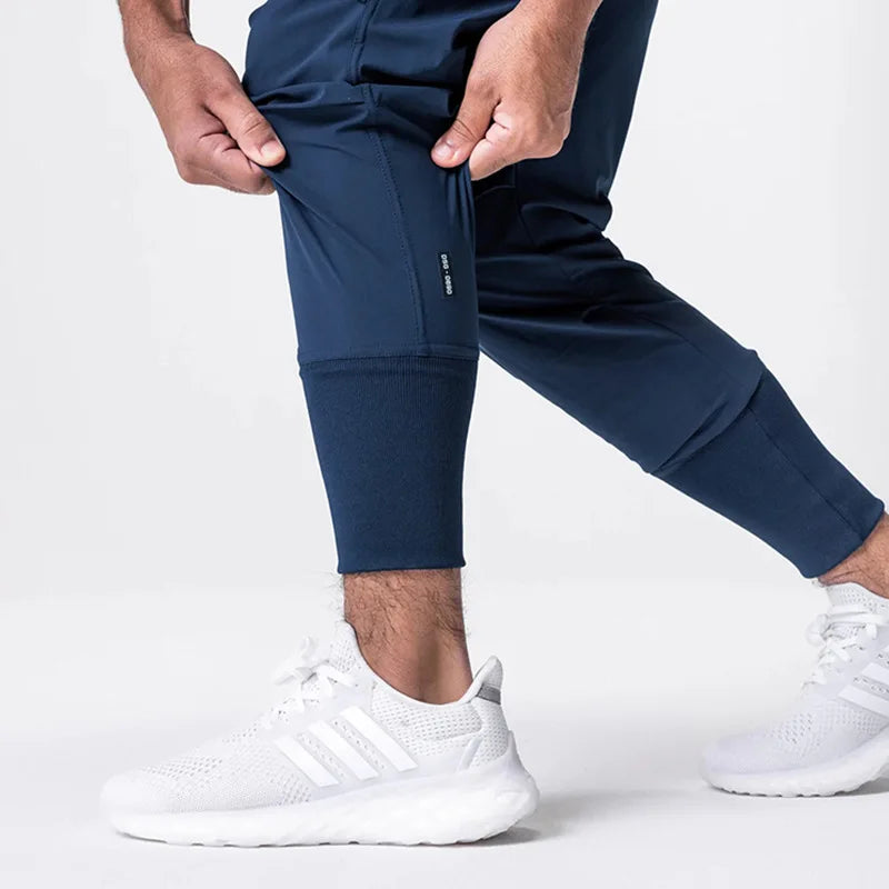Men's Quick Dry Multi Pocket Cargo Joggers Gym Fitness Workout Sweatpants Casual Streetwear Sports Fashion Hip Hop Pants for Men