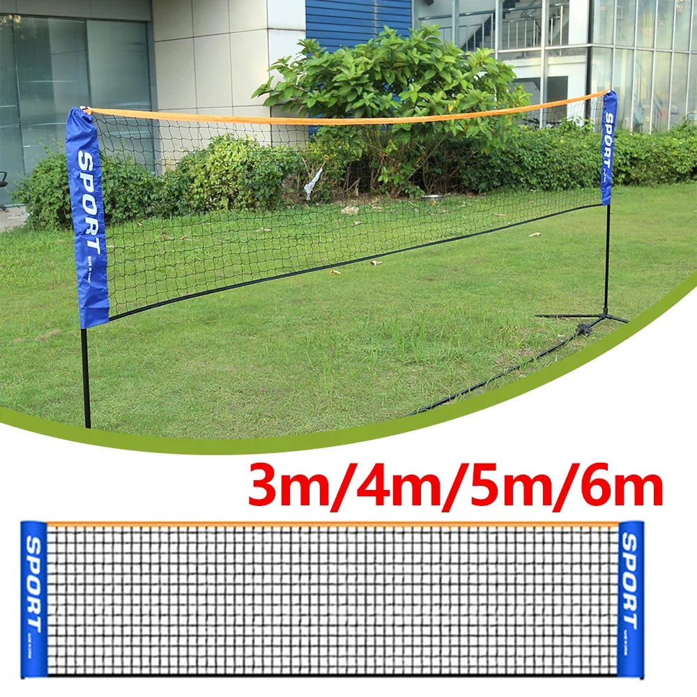 Professional Badminton Net Indoor Outdoor Standard Sports Volleyball Tennis Training Square Net Portable Sports Training Netting