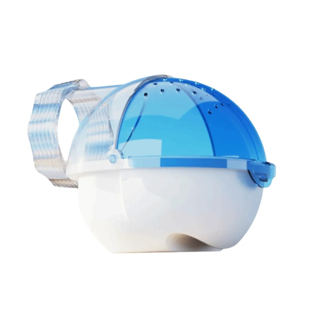 Cute External Hamster Bathroom Toy Toilet DIY Hamster Bathtub Pet Accessories Acrylic Hamster Sauna Room Hamster Care