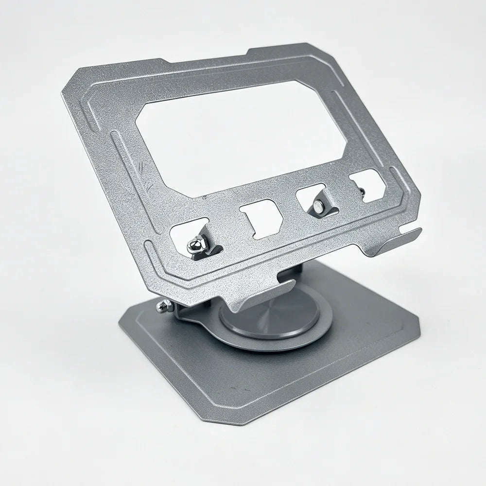 Adjustable Foldable Tablet Holder 360 Degree Rotating Desktop Stand Compatible with 4.7-12 Inch Tablets And Laptops