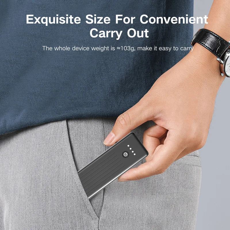 PHOMAX 5000mAh Travel Power Bank Portable Charger 12W Mini Portable Power Bank with LED Indicator for Mobile Phone and Laptop