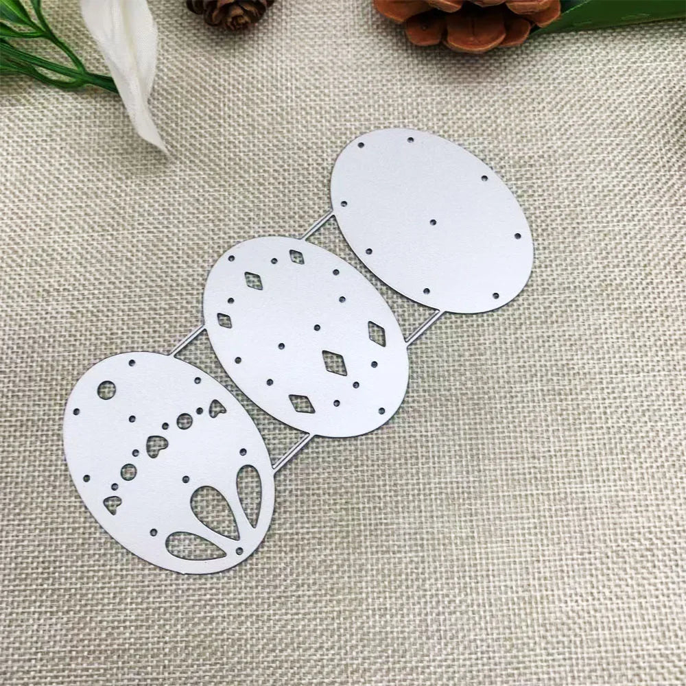 Easter Egg Metal Cutting Dies DIY Scrapbook Card Making Embossing Craft Die Cut Stencil