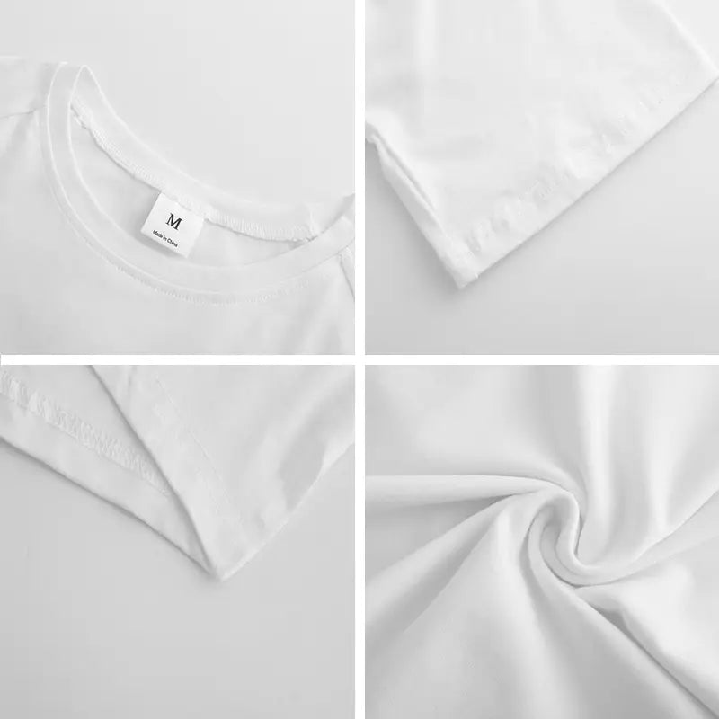 T-shirt de sport blanc ajusté slim fit en coton pour homme, avec encolure ras du cou simple et tissu doux et lisse.