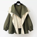 Women Spring Autumn Mid-Length Trench Coat 2026 New Casual Trendy Workwear Jacket Women Loose Hooded Windbreaker Women Jacket