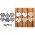 Happy New Year Words Nesting Round Metal Cutting Dies Flower Dragon Chinese Element for DIY Window Decoration Paper Craft