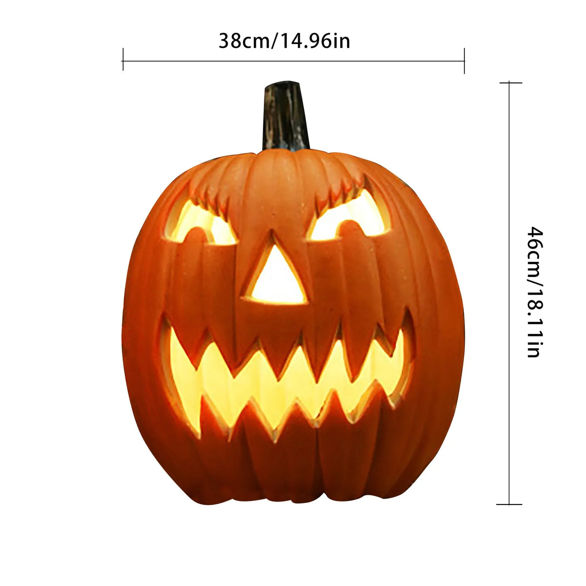 Party Decoration Diy Ornament Holiday Decor Halloween Led Pumpkin Light Jack O Lantern Spooky Carved Pumpkin Lamp 2026 Home Yard