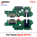 New For Tecno Spark 20 Pro 20C BG7 Spark Pro Plus KG7 USB Charging Port Dock Charger Plug Connector Board Flex Cable