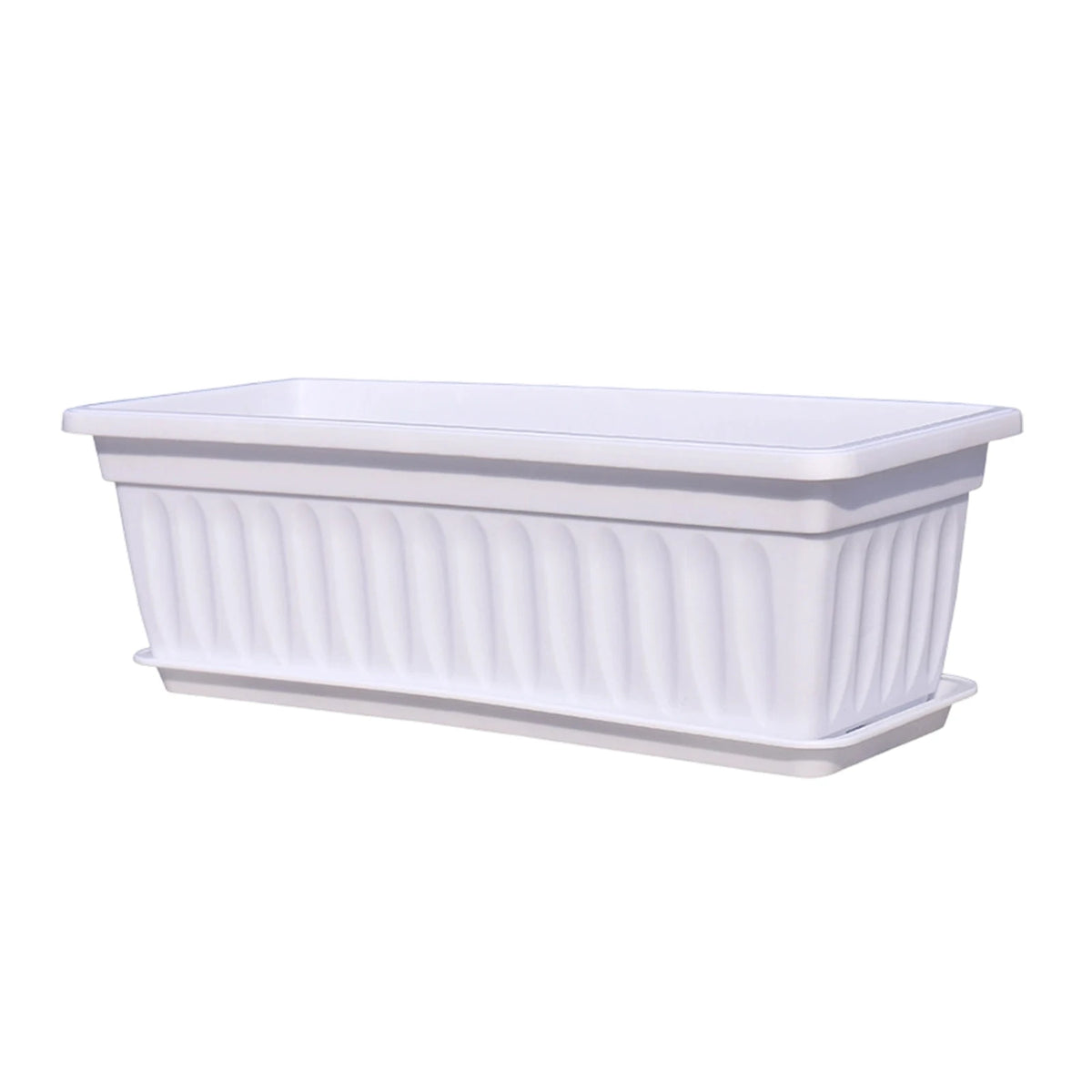 Plastic Vegetable Planters Rectangular Flowerpots For Balcony Indoor Gardening Breathable Plants Pots Garden Tools