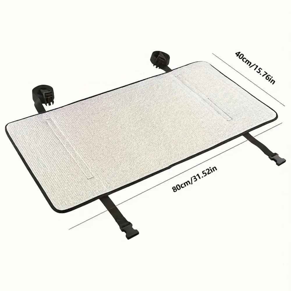 Silver Waterproof Air Conditioner Sunshade, Durable Design for Use InMultipleScenarios Suitable for Outdoor Furniture Protection