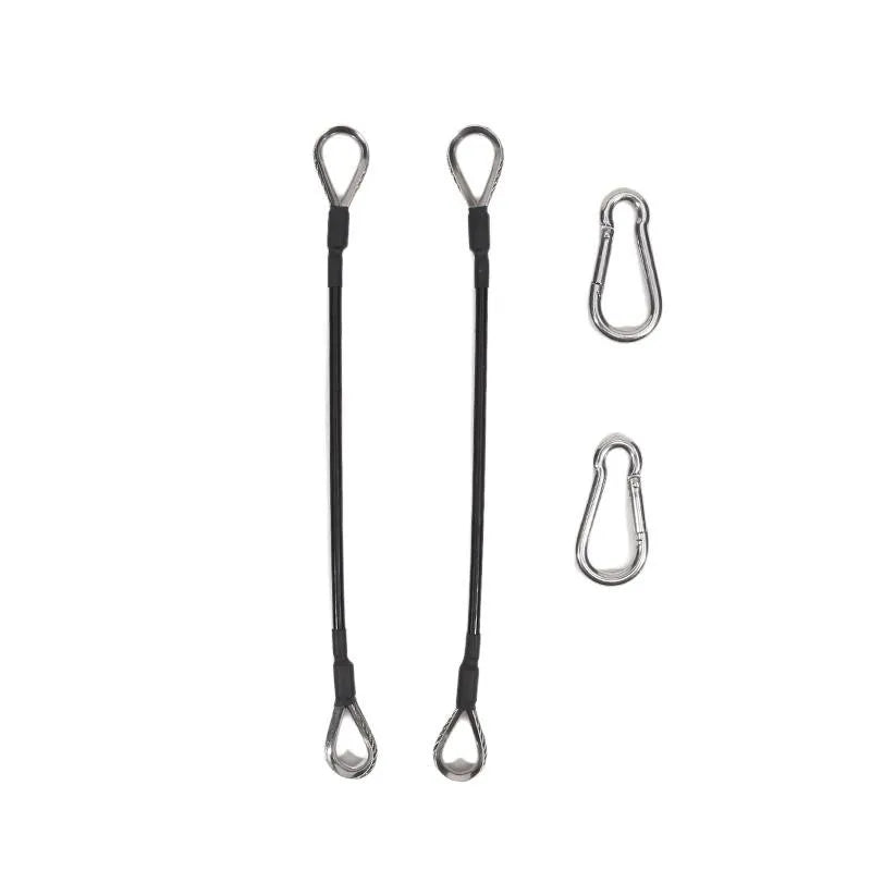 1/2Pcs 25cm Gym Cable Extension Compatible with Bowflex Home Gym Accessories for LAT/Tricep Pull Down and Leg Extensions Machine