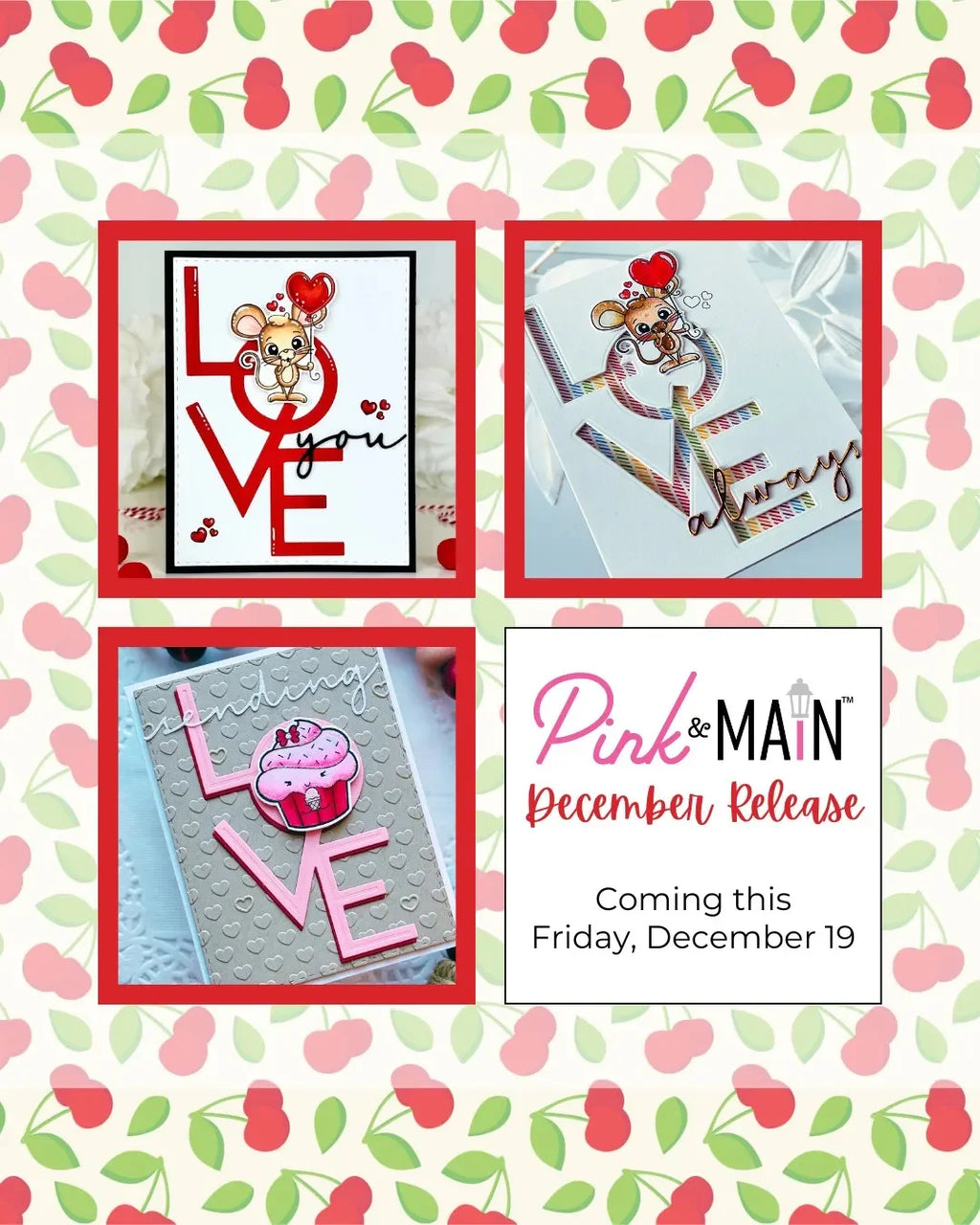 Valentine's Day 2025 Love Heart CoCo Cup Metal Cutting Dies Mouse Clear Stamps for DIY Making Gift Card Scrapbook Craft Template