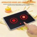 Home Kids Play Kitchen Appliance Realistic Induction Stove With Sound Light Pretend Play Kitchen Toy For Toddler Operated Models