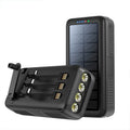 Hand Crank Solar Power Bank for iPhone mobile phones IP66 Waterproof/Dustproof/Shockproof  LED Flashlight & SOS Emergency Light