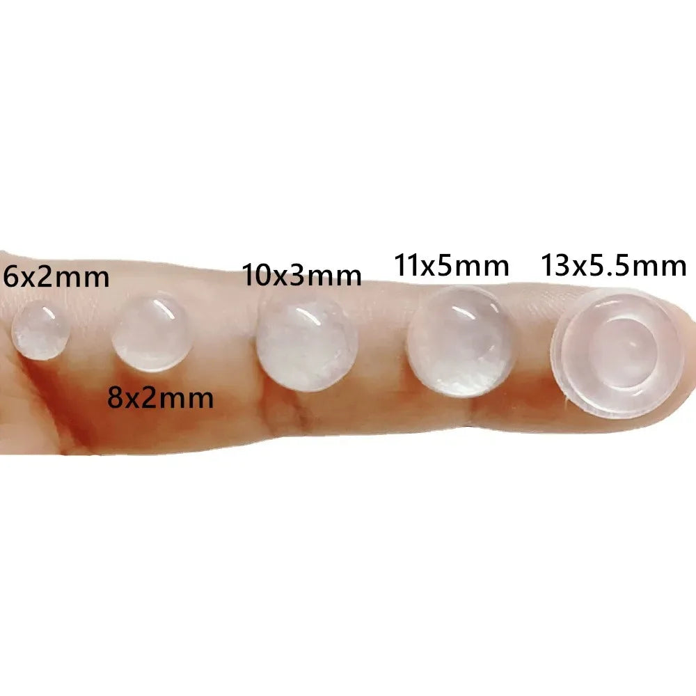 100Pcs Silicone Cabinet Bumpers – Self Adhesive Door Buffer Pads for Drawer Door Damper Furniture Protection