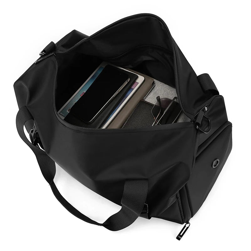 Large-Capacity Sports Bag, Unisex Gym Bag, Wet and Dry Separation Swimming Bag, Short-Distance Business Trip Portable Travel Bag, Sports Shoe Storage Bag, Multi-Purpose Luggage Bag