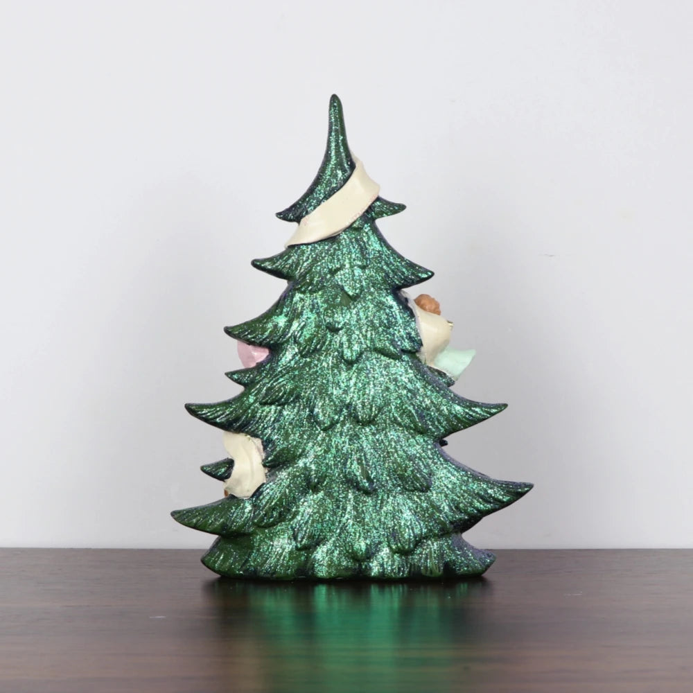 Creative Angel Christmas Tree Ornament Christmas Decorative Resin Crafts Home Festival Party Desktop Decor Accessories Gifts