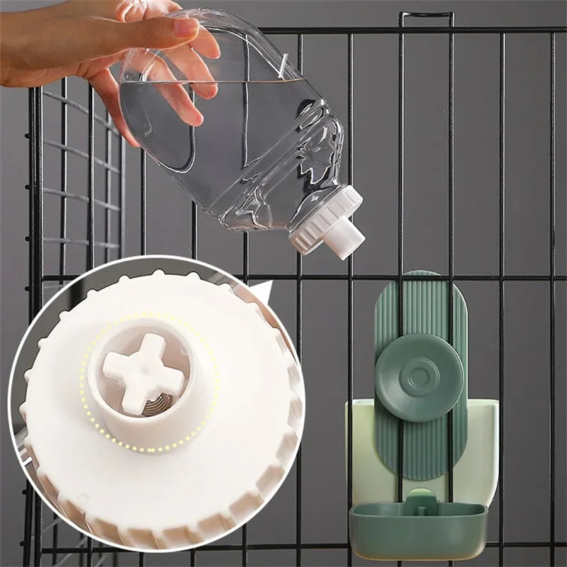 Pet Hanging Water Fountain Convenient Automatic Feeder Dog Feeding Bowl Cat Water Drink Kit Tool Food Storage Container
