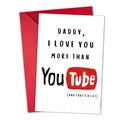 1 Father's Day greeting card envelope set for Dad's warm-hearted holiday gift card