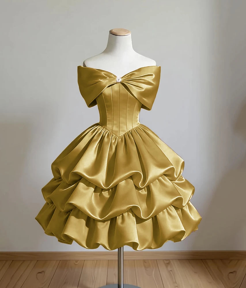 Tiered Graduation Dress Hot Sale Homecoming Dresses For Teen Customized Sweet 15 16 Mini Evening Prom Gowns платье на выпускной
