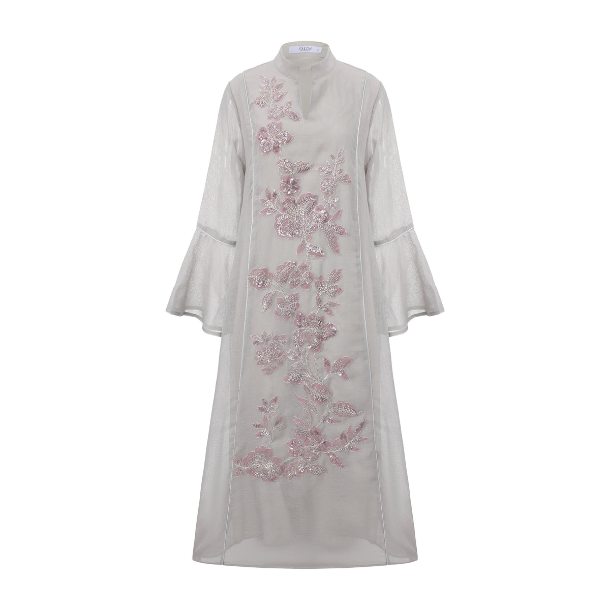 Aiyu Nuex Abaya Woman Traditional Chinese Style Peony Women's Traditional Dresses and Abayas Embroidery Long Loose Kaftan