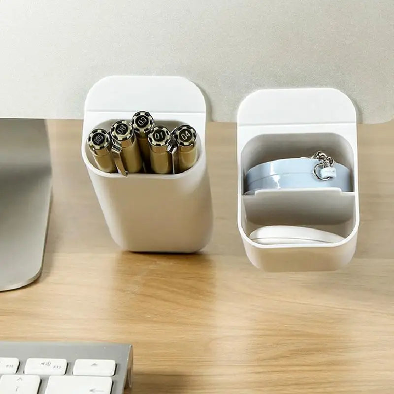 Desktop Storage Pen Holder Multifunctional Office Simple Storage Box Desktop Computer Can Stick Small Object Storage Tube