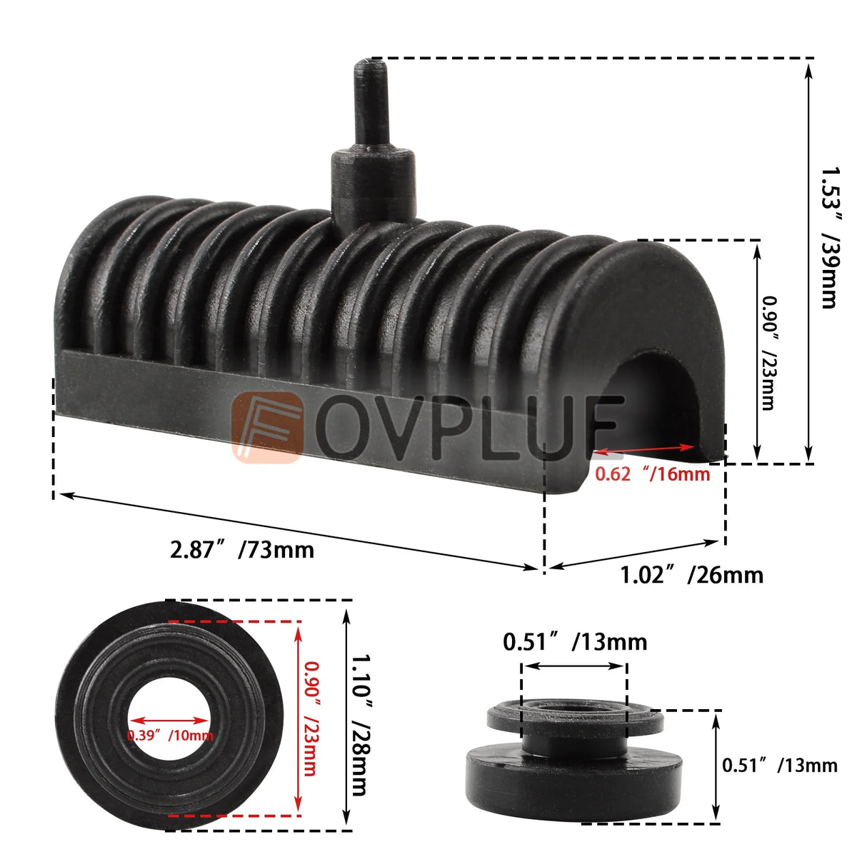 Motorcycle accessories Saddlebag Support Rubber Grommets Cushions Kit For Harley Touring Road King Electra Street Glide 1993-UP