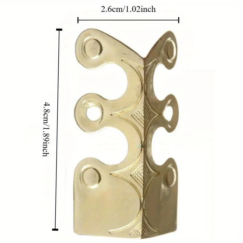 Skirting Board Edge Guards for Furniture & Baseboard Protection, Decorative Metal Wall Protectors, Corner Protectors Furniture