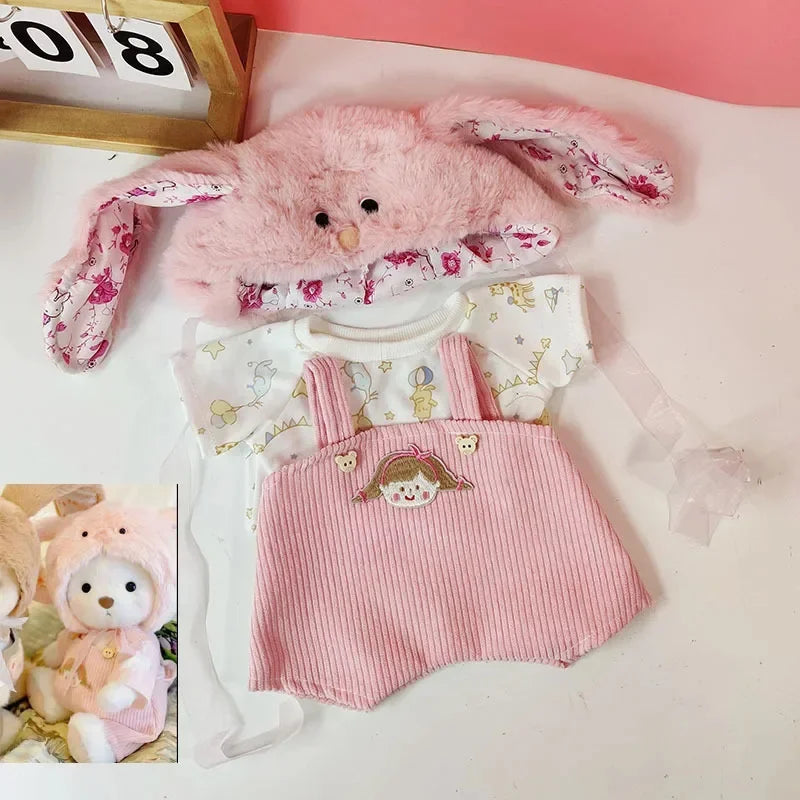 New Sale 30cm Nude Bear And Clothes Kawaii Bear Doll Clothes Soft Bear White Brown Comfortable Cute Cartoon Bear Gift Toys