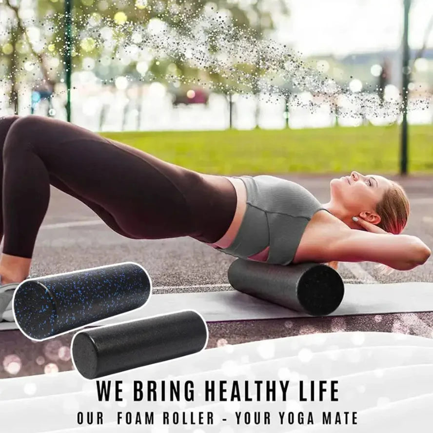 Yoga Pilates Foam Roller Eva Foam Deep Tissue Massage Equipment Muscle Training Yoga Recovery Fitness A7q8