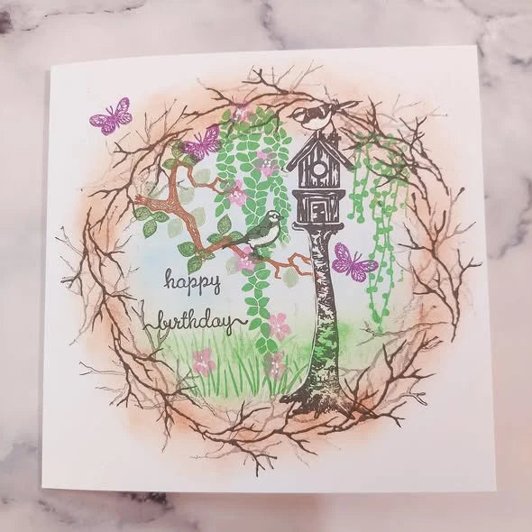 Easter 2026 Tree Field Florals Summer Trail Party Animals Swing Wildflowers Clear Stamps For DIY Scrapbook Craft Decoration