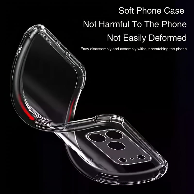 Transparente weiche iPhone 17 Pro Max Ultra Thin klare TPU-Handyhülle mit der Rückseite, flexiblem Material und präzisen Aussparungen für das Kameramodul